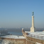 Visitez Belgrade La forteresse de Belgrade sous la neige 43